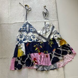 Desigual Multicolor Patterned Top